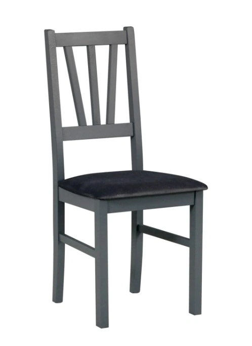 Boss 5 Wooden Chair Graphite / Black 94 x 43 x 40 cm