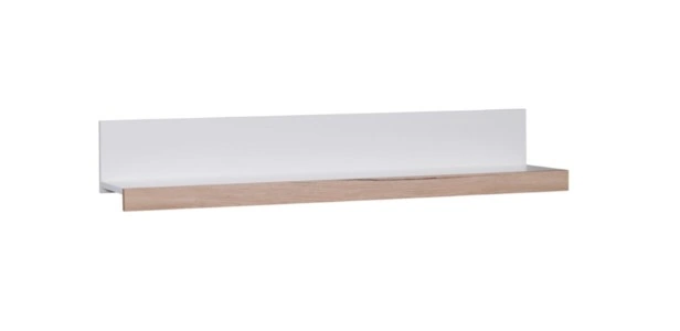 BJ9 Hanging shelf 135 BJORN / OVIEDO white + san remo