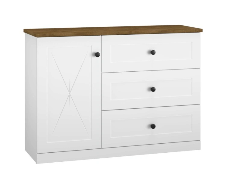 Dresser HANNAH HN08 120 white / oak lefkas