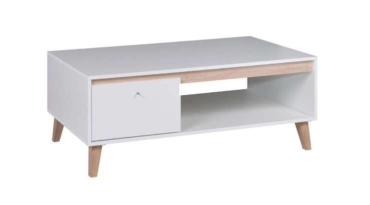 Bjorn / Oviedo BJ8 Coffee Table White / Natural 135 x 40 cm