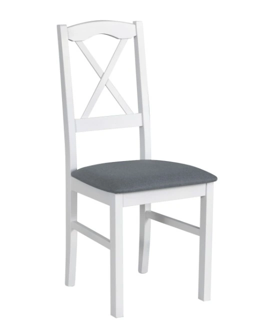 Nilo 11 Wooden Chair White / Grey 95 x 43 x 40 cm