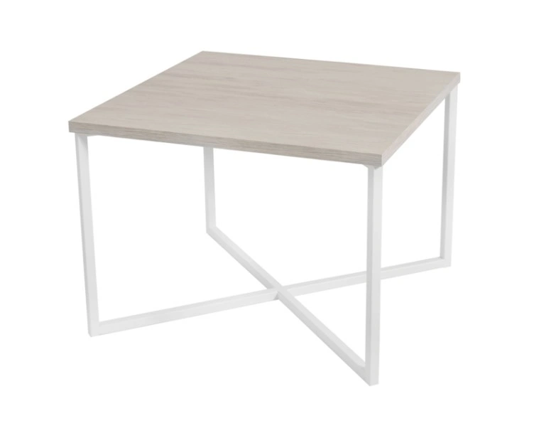 Prato Table Square White Oak / White 60.5 x 60.5 cm