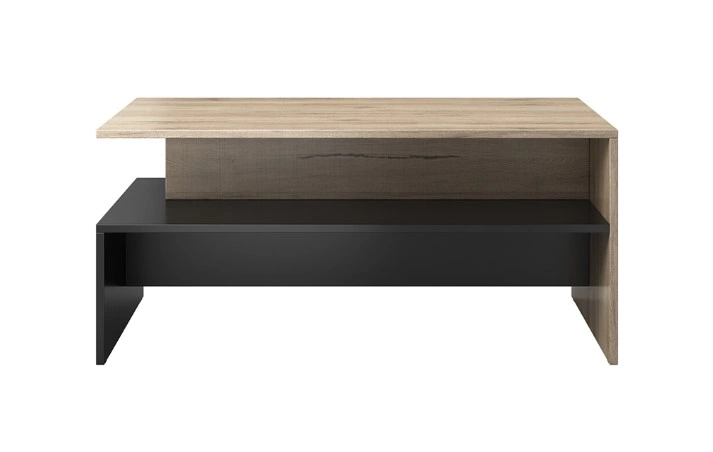 Baros Coffee Table Rectangular San Remo Light / Black 100 x 60 cm