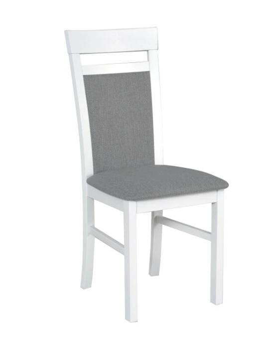 Milano 6 Wooden Chair White / Grey 96 x 43 x 40 cm