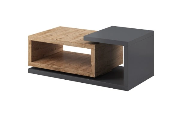 Bota BT97 Coffee Table Rectangular Ribbec Oak / Anthracite 120 x 60 cm