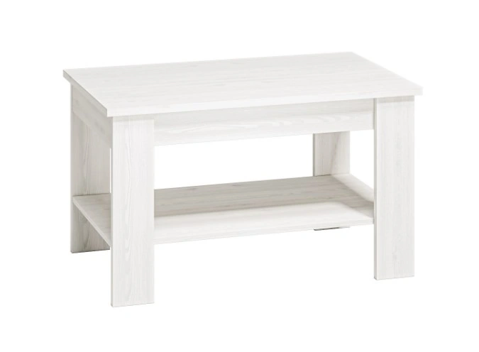 Corona CR13 Coffee Table Rectangular Snow Pine 96 x 60 cm