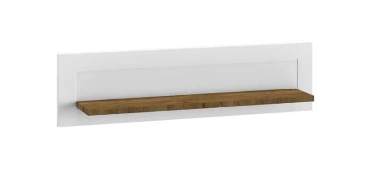 Shelf HANNAH HN11 white / oak lefkas