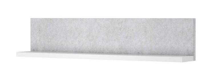 Hanging shelf BOTA BT01 150 white / concrete colorado