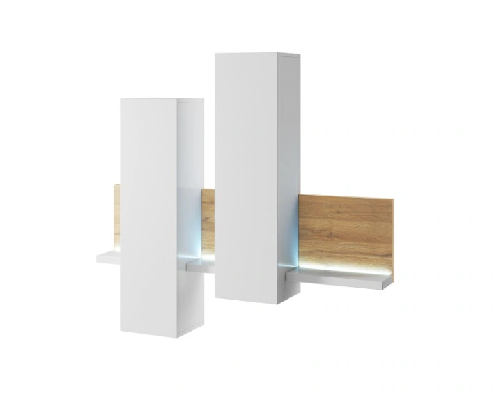 Hanging shelfs BOTA BT04 white / oak grandson