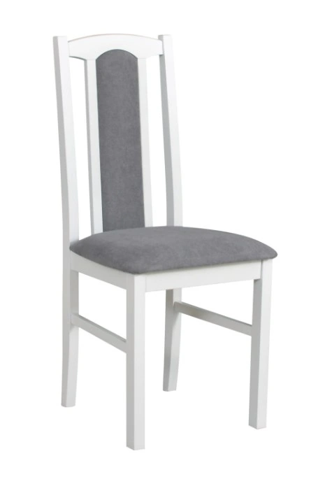 Boss 7 Wooden Chair White / Grey 96 x 43 x 40 cm