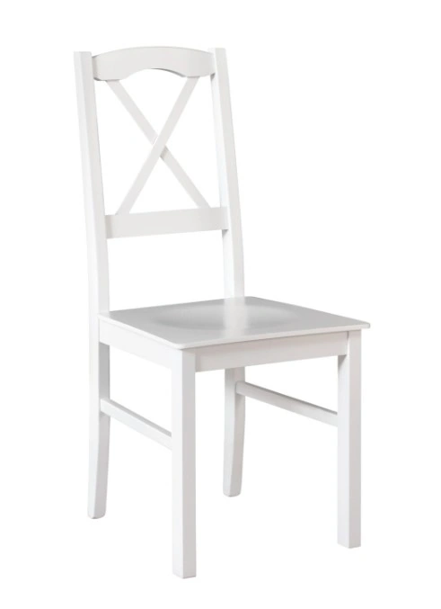 Nilo 11D Wooden Chair White / White 95 x 43 x 40 cm