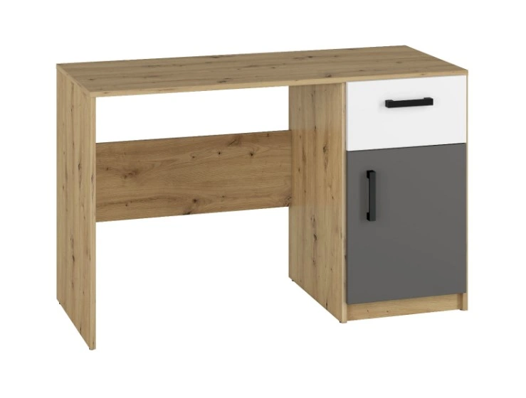 Desk FIJI FJ08 120 oak artisan / white / anthracite