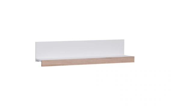 BJ10 Hanging shelf 100 BJORN / OVIEDO white + san remo