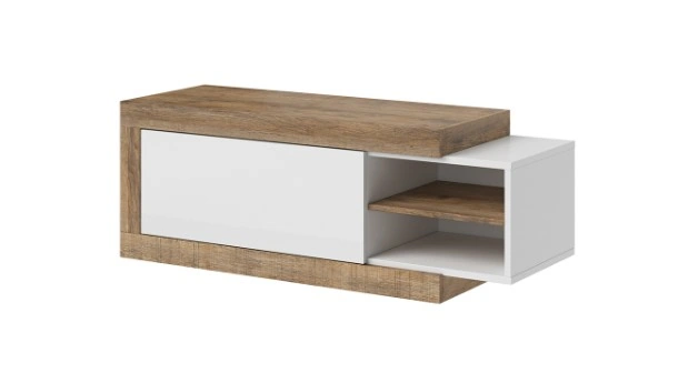 Sintra ST99 Coffee Table Rectangular Samdal Oak / White Shine 120-153 x 60 cm