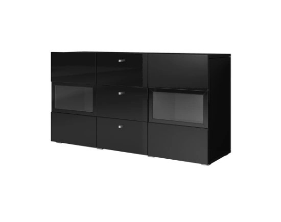 Black dresser in store near deals me