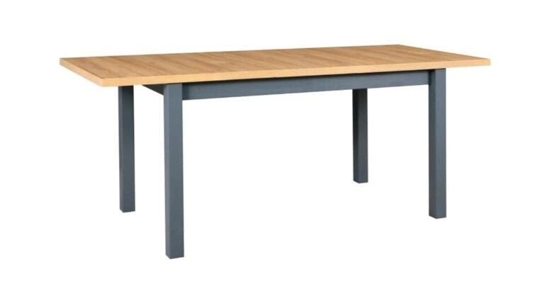 Modena 1 Table Rectangular Sonoma / Black 140 x 80 cm