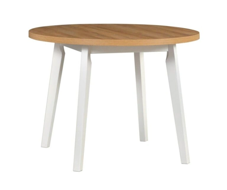 Oslo 3 Table Round Sonoma / White ⌀ 100 cm