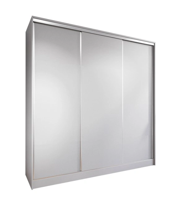 Britto C 180 Sliding Wardrobe With Drawers Grey 180 x 205 x 60 cm