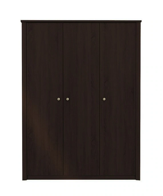 Finezja FN3 Classic With Doors Wardrobe Chocolate 150 x 202 x 54 cm