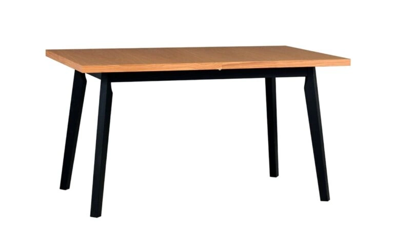 Oslo 10 Table Rectangular  Sonoma / Black 140 x 80 cm