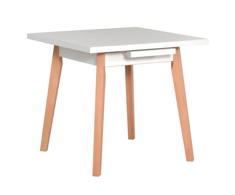 Oslo 1L Table Square White / Sonoma 80 x 80 cm