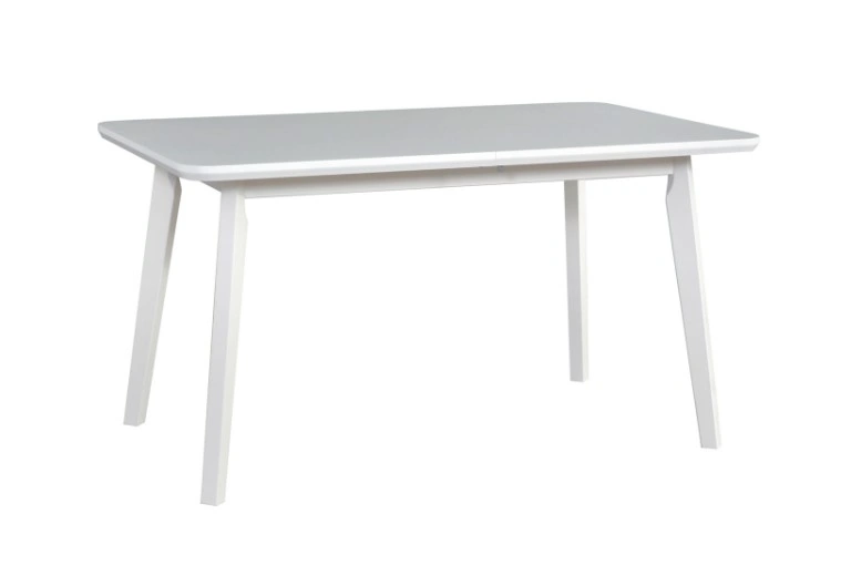 Oslo 8 Folding Table Rectangular White Beech Wood 160 x 90 cm