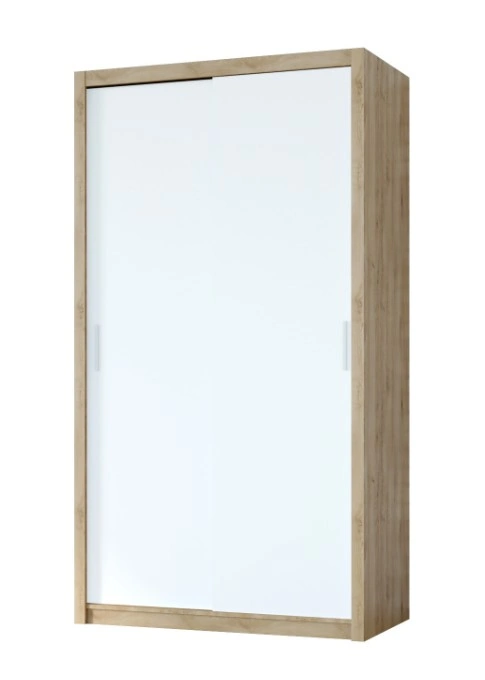 Vista 120 Sliding Wardrobe Artisan Oak / White 120 x 215 x 62 cm