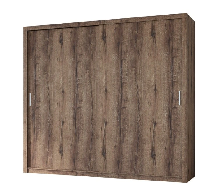 Vista 220 Sliding Wardrobe Monastery Oak 220 x 215 x 62 cm