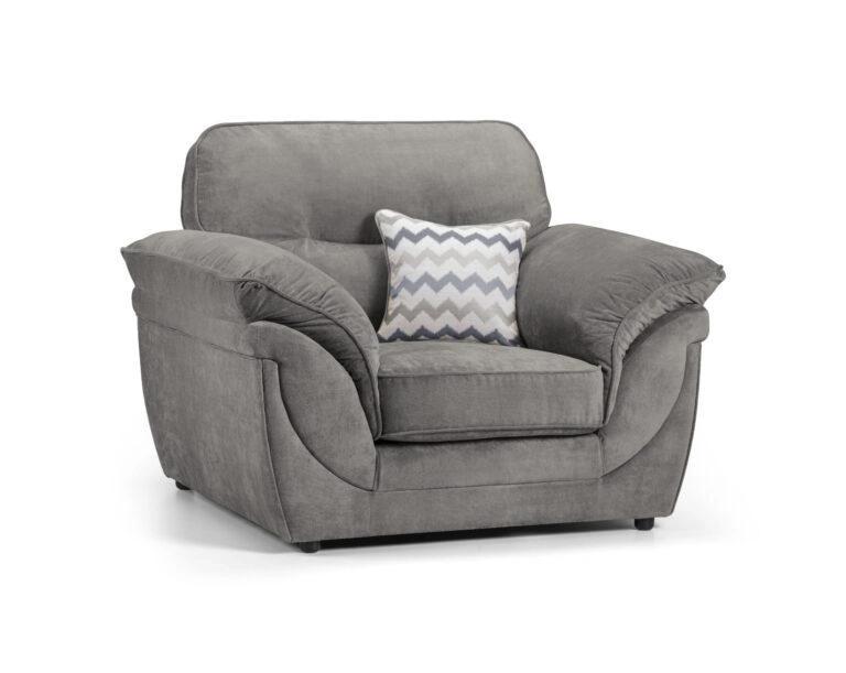 Chloe Armchair Grey Kensington Charcoal