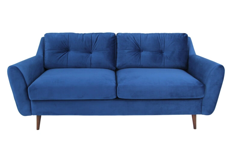 Halston 3 Seater Sofa Blue Velluto 25