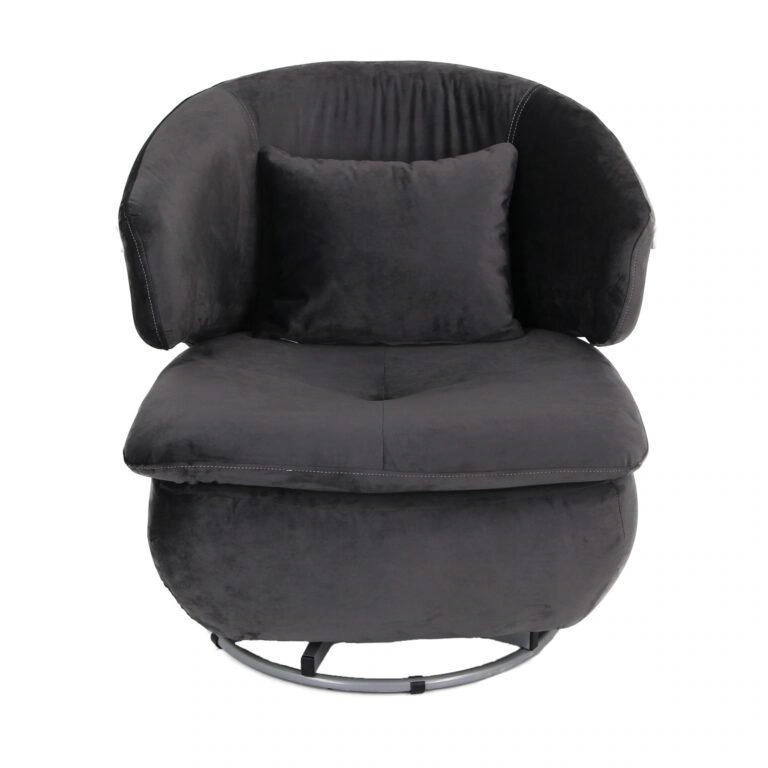 Rodo Armchair Dark Grey Velluto 19