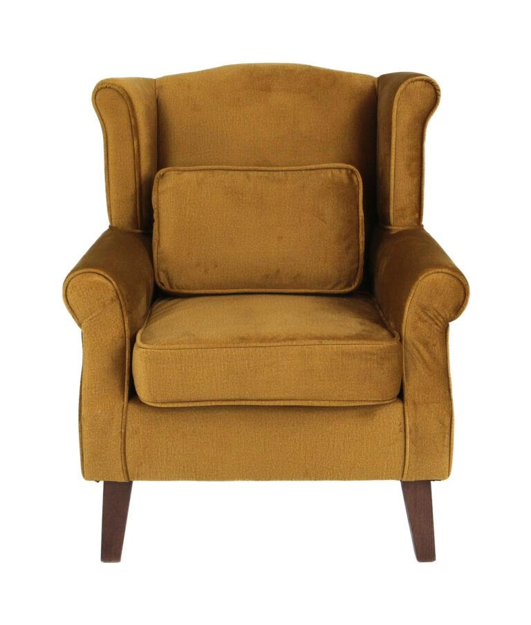 Edinburgh Armchair Yellow Mustard Velluto 8