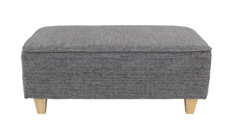 Baltimore Pouf Dark Grey Legacy 18 Steel Grey
