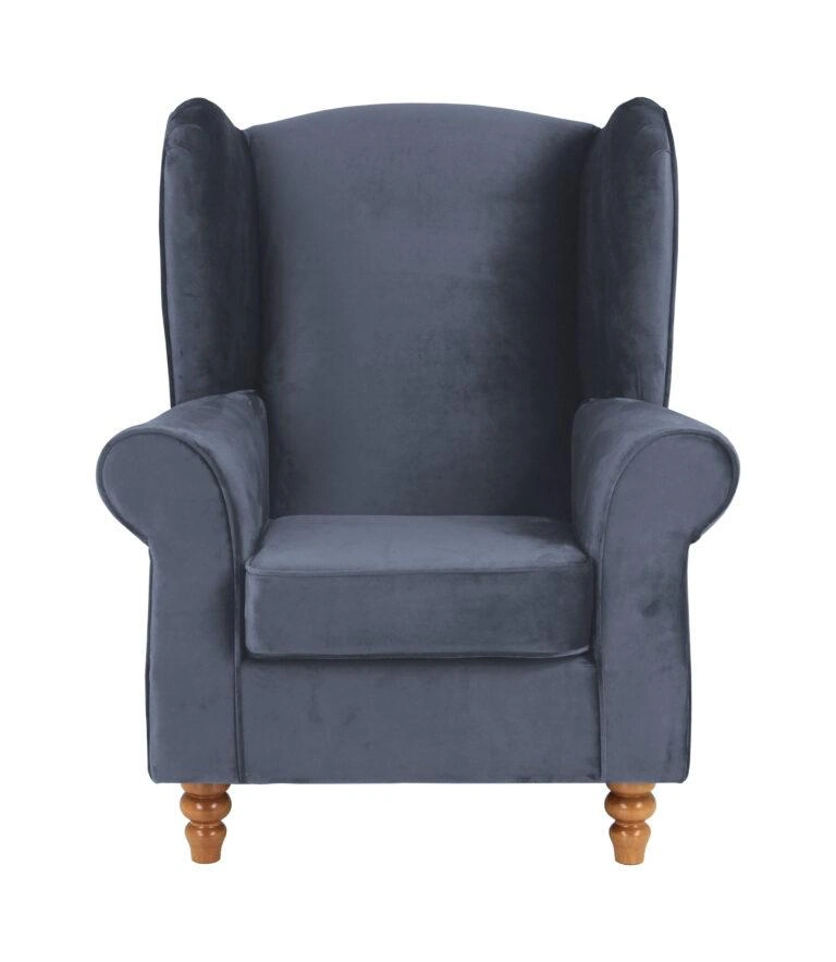 Oxford Armchair Grey Velluto 18
