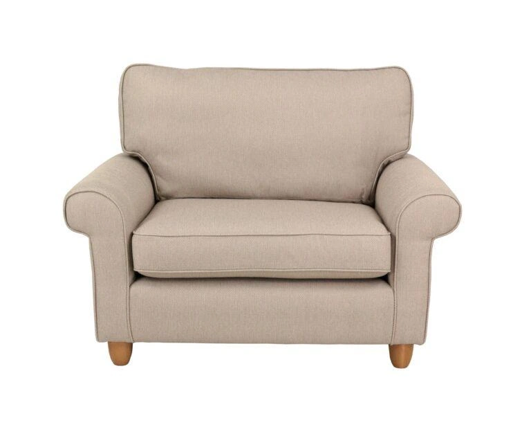 Abingdon Armchair / Snuggler Beige Sawana 17
