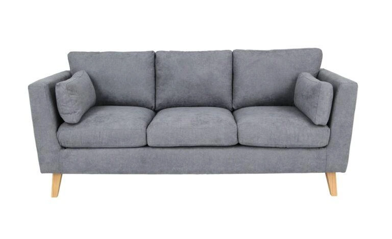 Aida 3 Seater Sofa Grey Soro 93