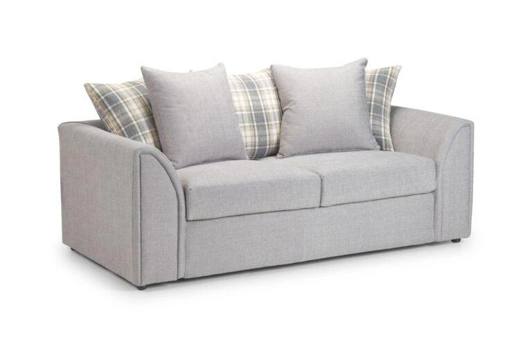 Byron 3 Seater Sofa Lisbon Silver