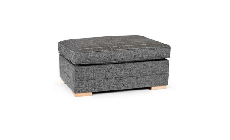 Chilli Storage Pouf Footstool Grey Sawana 21