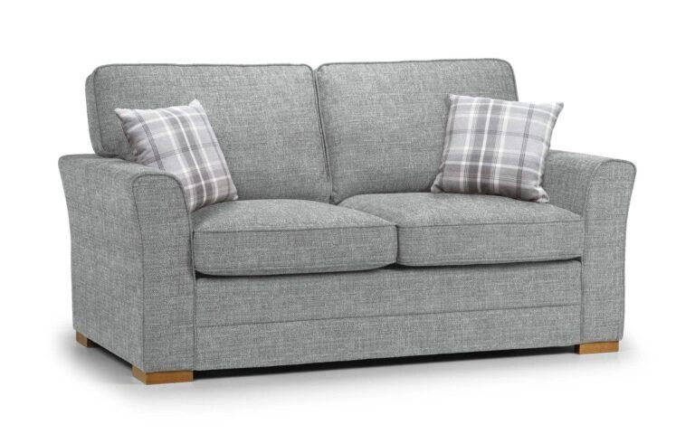 Chilli 2 Seater Sofa Bed Grey Lisbon Silver