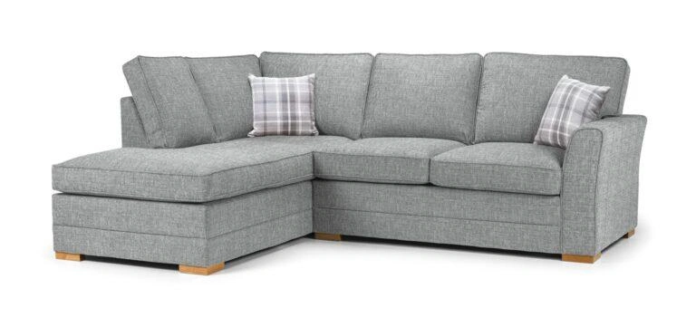 Chilli Corner Sofa Left Lisbon Silver