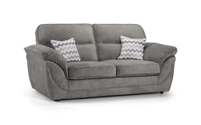 Chloe 2 Seater Sofa Grey Kensington Charcoal