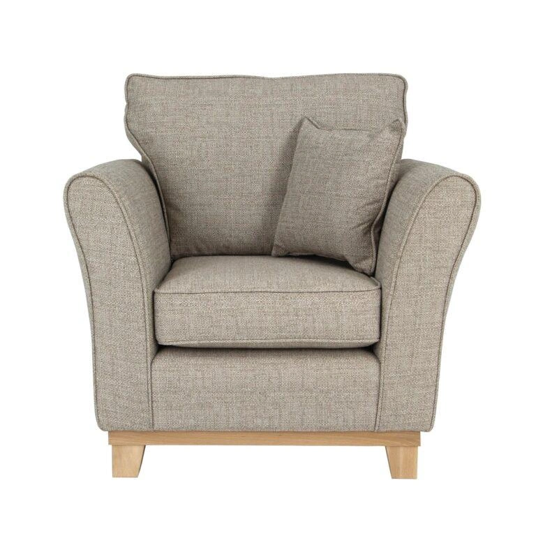 Delta Armchair Grey Lisbon Silver
