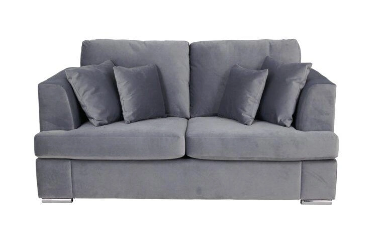 Freya 2 Seater Sofa Bed Grey Malia Dolphin