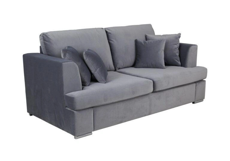 Freya 3 Seater Sofa Grey Malia Dolphin
