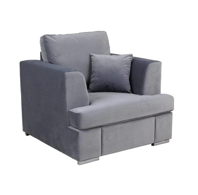 Freya Armchair Grey Malia Dolphin