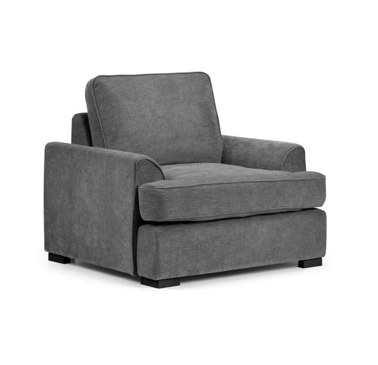 Funk Armchair Grey Kensington Charcoal