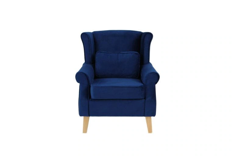 Edinburgh Armchair Marine Blue Velluto 25