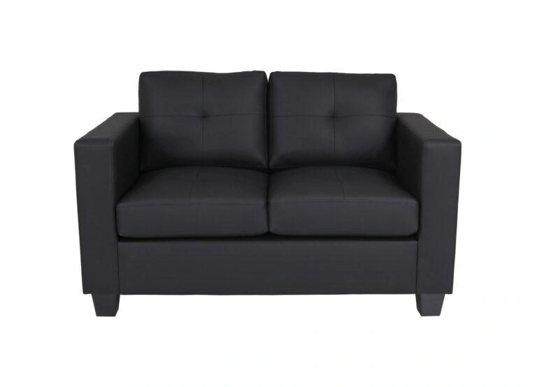 Jerry 2 Seater Sofa Black Soft 11