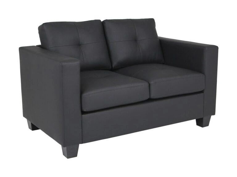 Jerry 2 Seater Sofa Black Soft 11