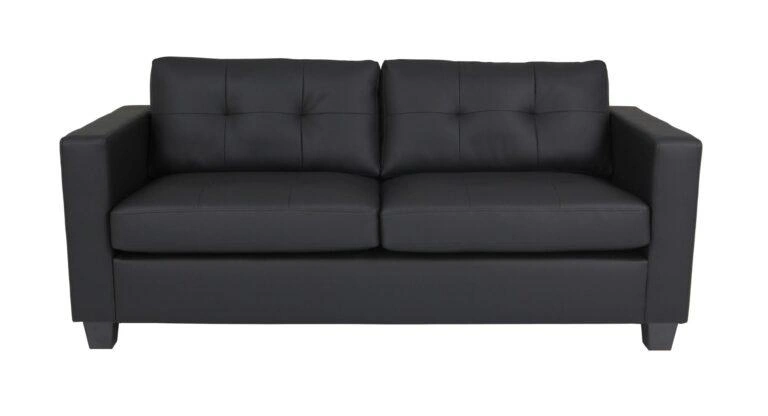 Jerry 3 Seater Sofa Black Soft 11